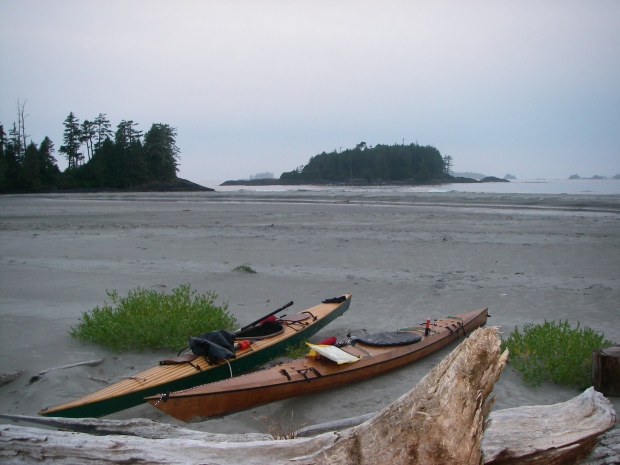 My Coho and the Woodfin on Vargas Island, Clayoquot Sound BCPhoto by Dave Barnes